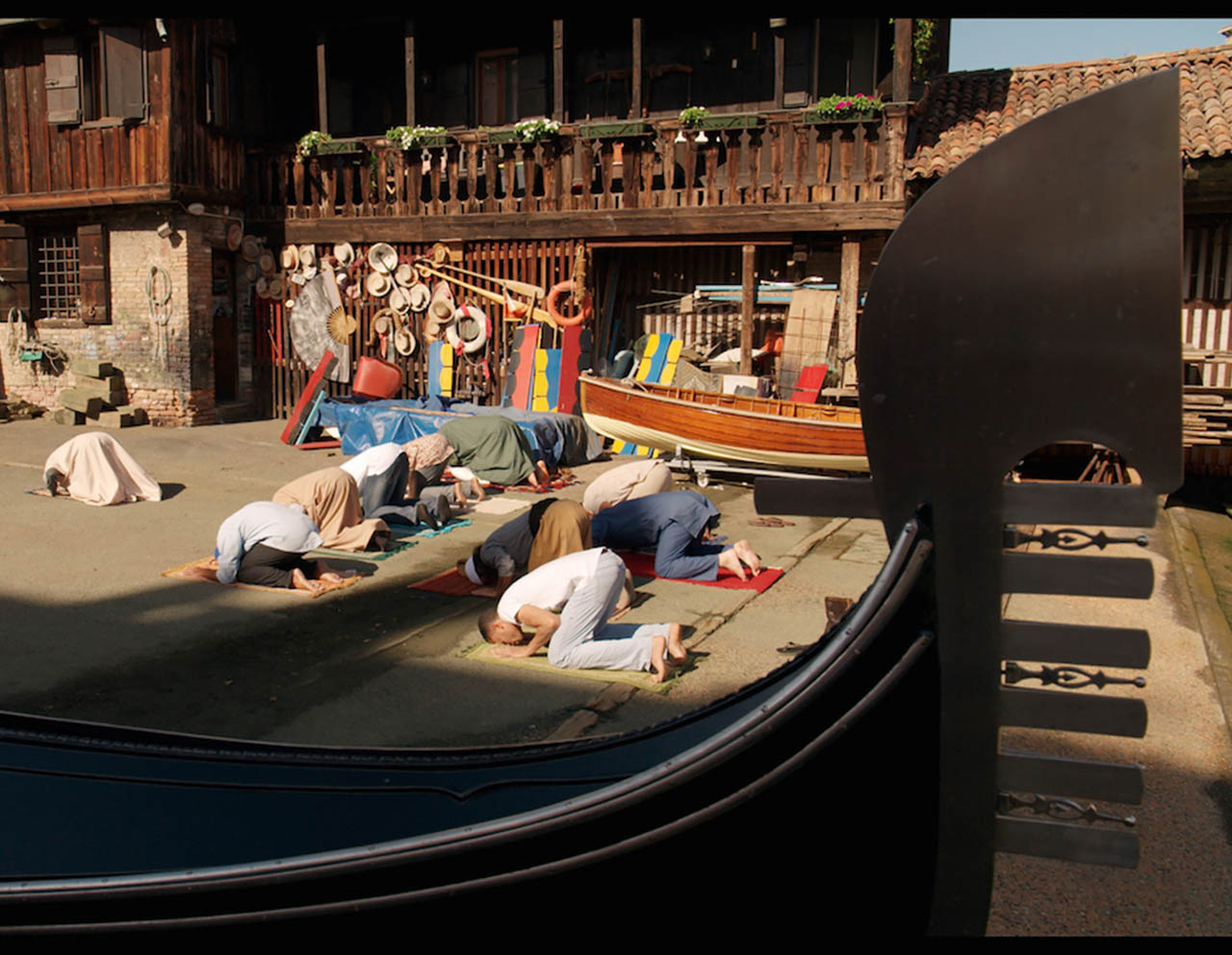 PITZA E DATTERI shooting scene in Venice