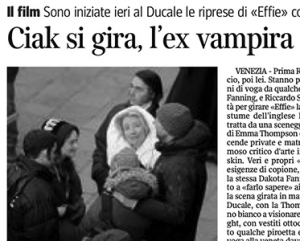 L'ex vampira e Scamarcio a lezioni di voga